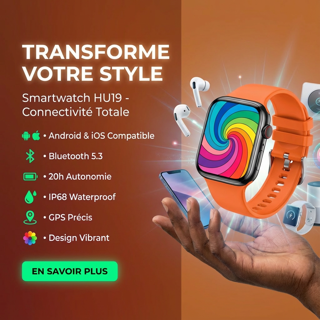 ✨ Luxe Connect™ – Montre Intelligente Série 10 + Écouteurs Sans Fil ✨
🔥 Le duo high-tech le plus vendu en Côte d’Ivoire 🇨🇮