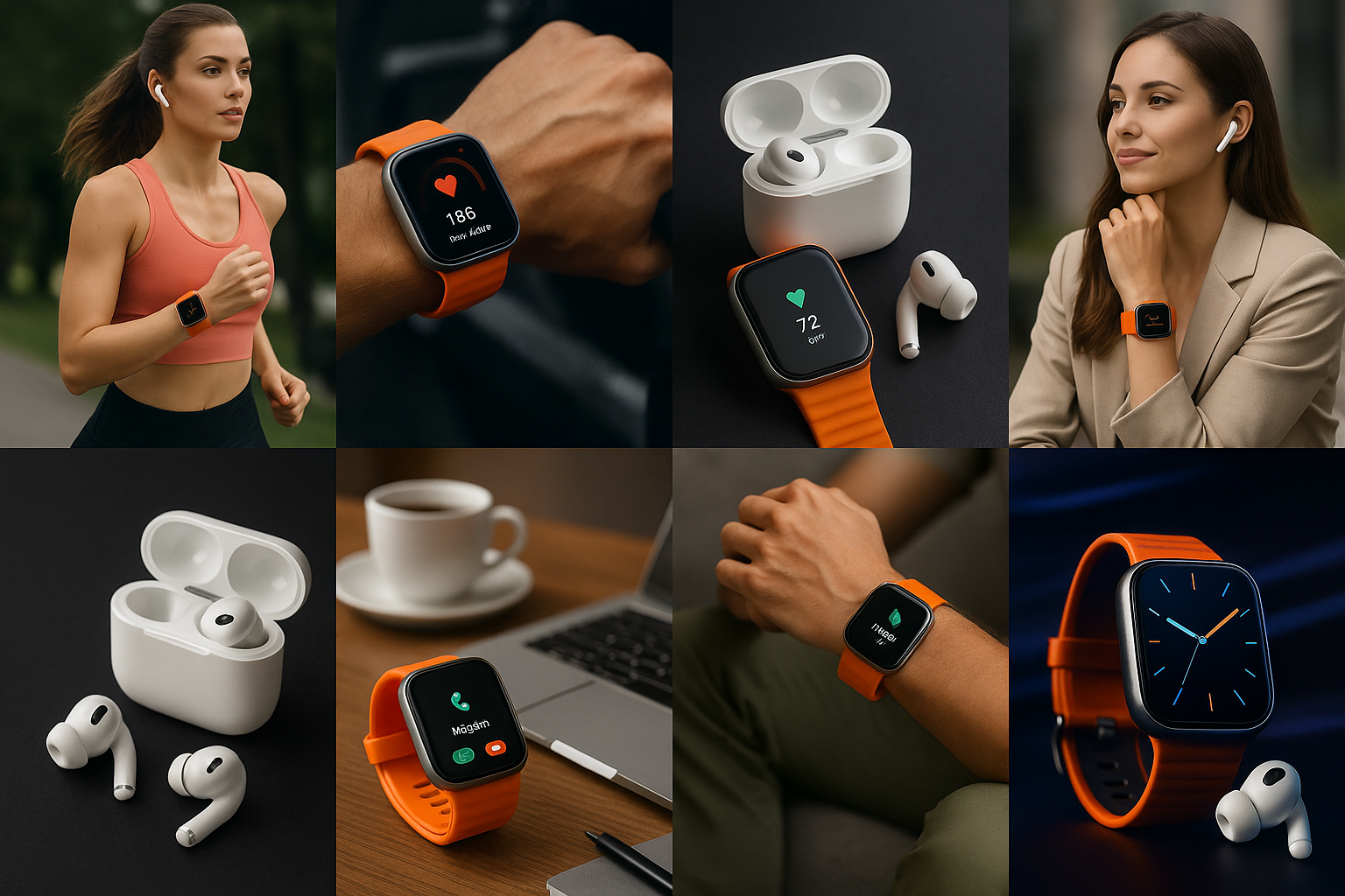 Luxe Connect™ – Montre Intelligente Série 10 + Écouteurs Sans Fil ✨ Le combo le plus vendu en Côte d’Ivoire – Paiement à la livraison