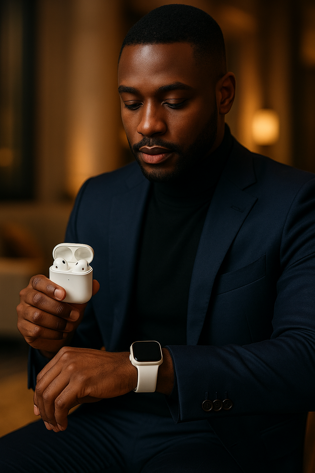 Luxe Connect™ – Montre Intelligente Série 10 + Écouteurs Sans Fil ✨ Le combo le plus vendu en Côte d’Ivoire – Paiement à la livraison