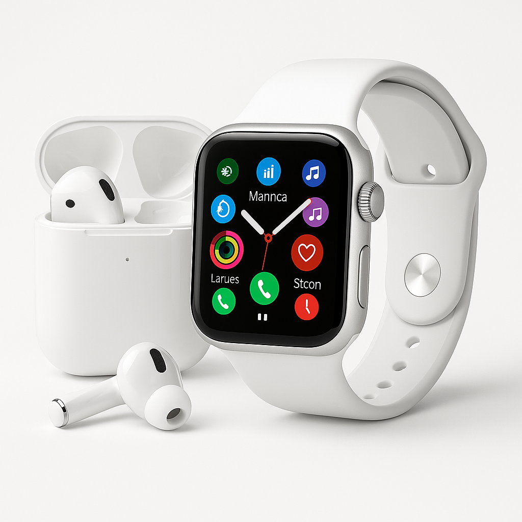 Luxe Connect™ – Montre Intelligente Série 10 + Écouteurs Sans Fil ✨ Le combo le plus vendu en Côte d’Ivoire – Paiement à la livraison